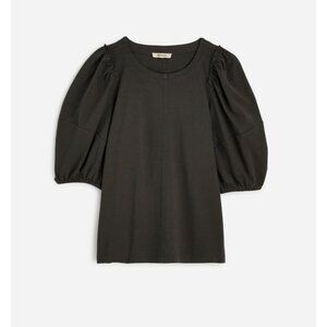Madewell Womens Puff Sleeve Top Dark Surplus Size XS NT331